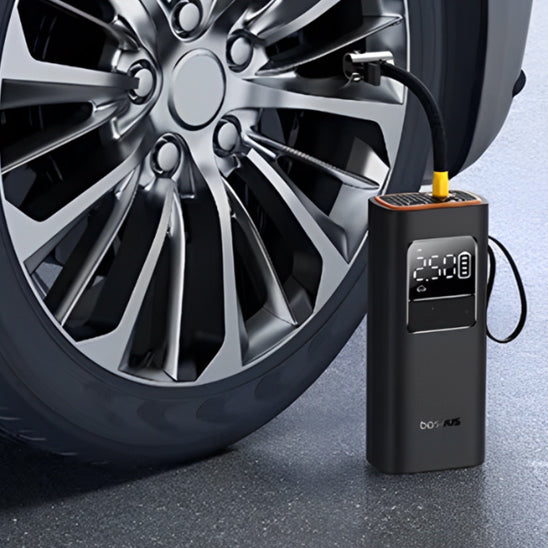 gonfleur pneu voiture ecran precis