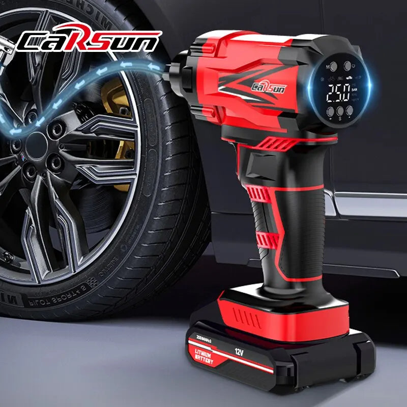 gonfleur pneu voiture ecran led