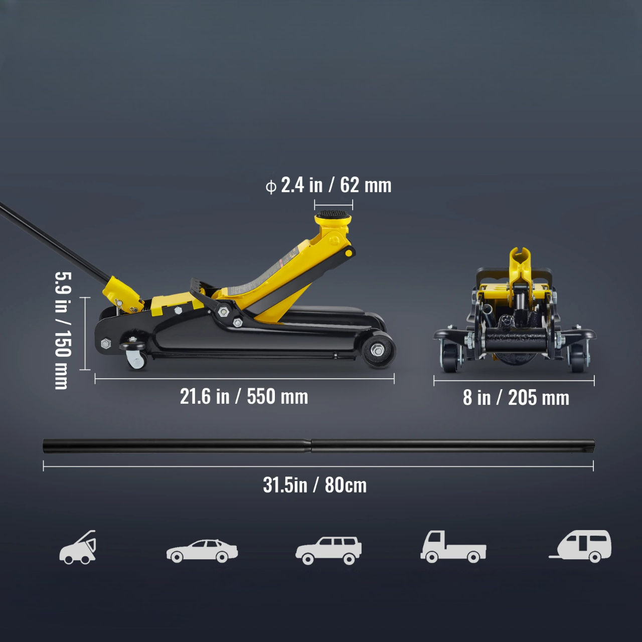 Cric Pneumatique - HydraulicPneumatic™